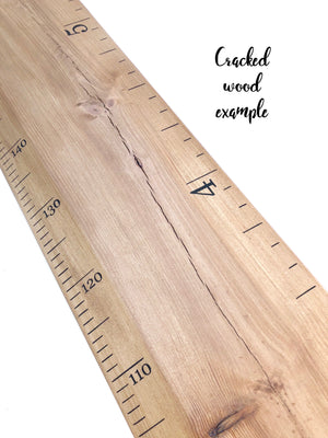 IMPERFECT - Chalkboard Ruler Height Chart - Putty