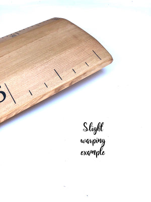 IMPERFECT - Chalkboard Ruler Height Chart - Putty